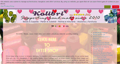 Desktop Screenshot of kolibribeads.com